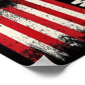 Trump gewann 2024 45 47. US-Präsidentin Flagge Poster (Ecke)