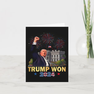 Trump gewann 2024 den 47. Platz im Weißen Haus im Karte