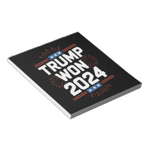 Trump gewann 2024 den 47. Platz im Weißen Haus Notizblock