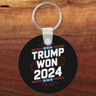 Trump gewann 2024 den 47. Platz im Weißen Haus Schlüsselanhänger