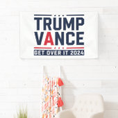 Trump gewann 2024 den Präsidenten Trump Vance Banner (Insitu)