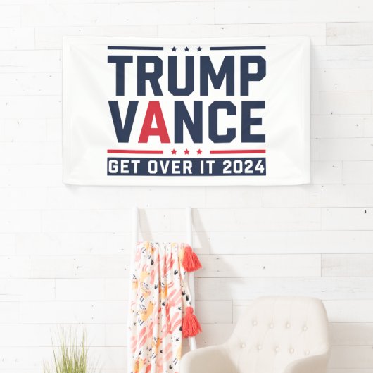 Trump gewann 2024 den Präsidenten Trump Vance Banner (Insitu)