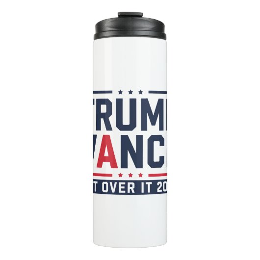 Trump gewann 2024 den Präsidenten Trump Vance Thermosbecher (Vorderseite)