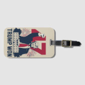 Trump gewann 2024 erneut den 47. gepäckanhänger (Vorderseite (Horizontal))