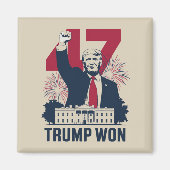 Trump gewann 2024 erneut den 47. magnet (Vorne)