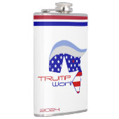 Trump gewann 2024 flachmann (Rechts)