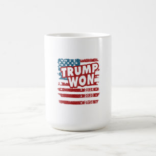 Trump gewann 2024 kaffeetasse