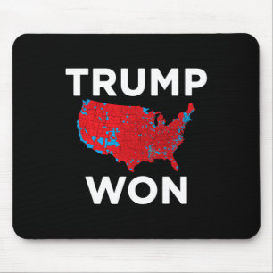 Trump gewann 2024 korrektes Wahlergebnis Karte 202 Mousepad