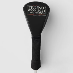 Trump gewann 2024 Wir haben gewonnen 47 2028 USA Golf Headcover