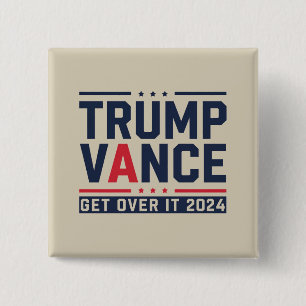 Trump gewann die Wahl 2024 Präsident Trump Vance Button
