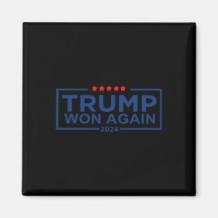 Trump gewann erneut die Wahl 2025 Präsident 47 Th Magnet