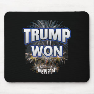 Trump gewann Trump-Sieg 2025 Wahlfeier Mousepad