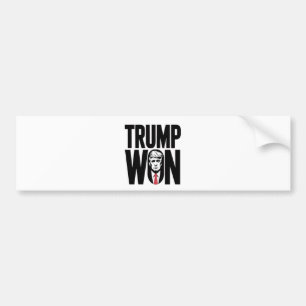 Trump gewann Trump Vance Wahl Präsident Rede Autoaufkleber