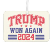 Trump gewann wieder 2024 autolufterfrischer (Rückseite)