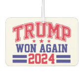 Trump gewann wieder 2024 autolufterfrischer (Vorderseite)