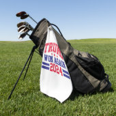 Trump gewann wieder 2024 golfhandtuch (Gras)