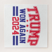 Trump gewann wieder 2024 puzzle (Horizontal)