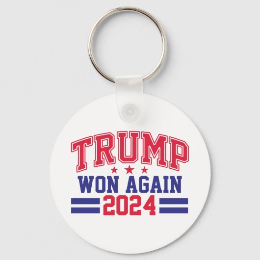 Trump gewann wieder 2024 schlüsselanhänger (Vorderseite)