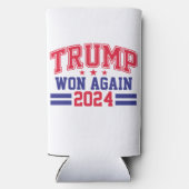 Trump gewann wieder 2024 selters dosenkühler (Rückseite)