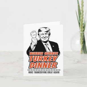 Trump Gewinner Funny Sieger Türkei Abendessen Than Karte