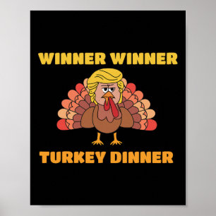 Trump Gewinner Funny Sieger Türkei Abendessen Than Poster