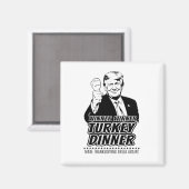 Trump Gewinner Lustiger Gewinner Truthahn Abendess Magnet (Vorderseite/Rückseite)
