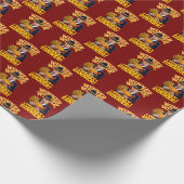 Trump Gewinner Türkei Abendessen Erntedank Geschenkpapier (Ecke)