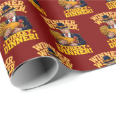 Trump Gewinner Türkei Abendessen Erntedank Geschenkpapier (Rolleneckpunkt)