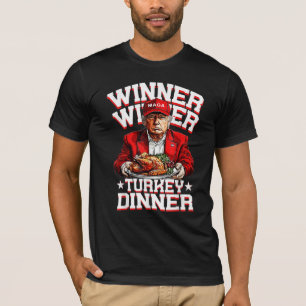Trump Gewinner Türkei Abendessen Erntedank T-Shirt