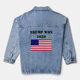Trump gewinnt 2020 Denim Jacket Jeansjacke