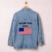 Trump gewinnt 2020 Denim Jacket Jeansjacke (Hangar)