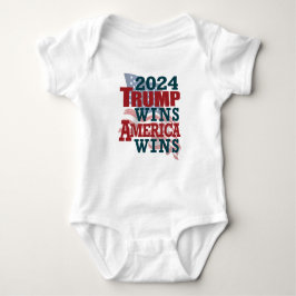 Trump gewinnt 2024 - Amerika gewinnt Baby Strampler