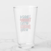 Trump gewinnt 2024 - Amerika gewinnt Glas (Rückseite)