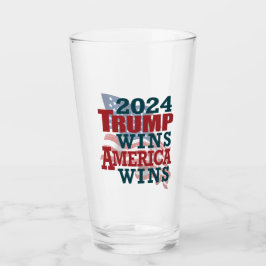 Trump gewinnt 2024 - Amerika gewinnt Glas