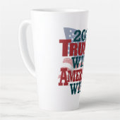 Trump gewinnt 2024 - Amerika gewinnt Milchtasse (Linke Ecke)