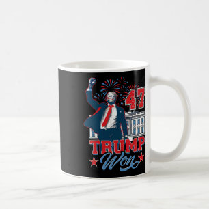 Trump gewinnt 2024 an 47. Stelle im Weißen Haus Kaffeetasse