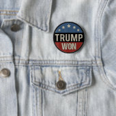 Trump gewinnt 2024 den Sieg über Patriotic Pro Tru Button (Beispiel)