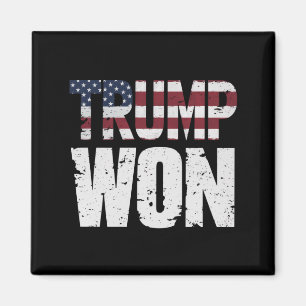 Trump gewinnt 47. US-Präsident Won Election 2024 Magnet