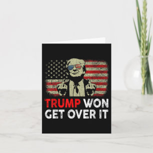 Trump gewinnt an Fahrt mit Patriotic Pro Trump Ant Karte