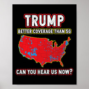 Trump gewinnt bessere Deckung: Können Sie hören? Poster