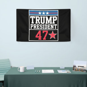 Trump gewinnt die Wahl 2024 Trump gewann 2024 Banner