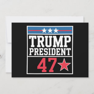 Trump gewinnt die Wahl 2024 Trump gewann 2024 Einladung