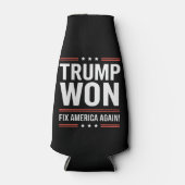 Trump gewinnt MAGA Trump-Gewinner 2024 - Amerika w Flaschenkühler (Vorderseite)
