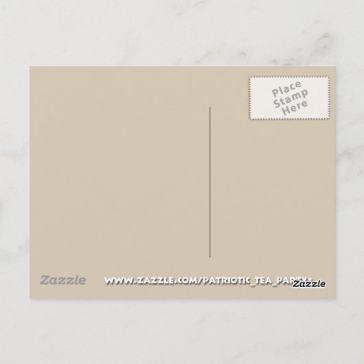 Trump gewinnt postkarte (Rückseite)