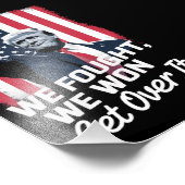 Trump gewinnt Trump den Sieg des 47. Präsidenten Fotodruck (Ecke)