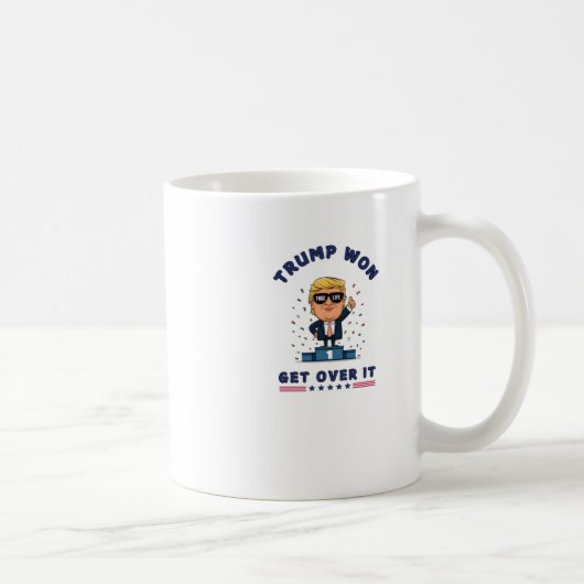 Trump gewinnt - überwinden kaffeetasse (Rechts)