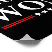 Trump gewinnt Wahl 2020 Poster (Ecke)