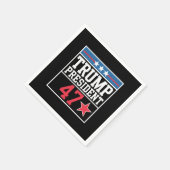 Trump gewinnt Wahl 2024 Trump gewinnt 2024 Serviette (Ecke)