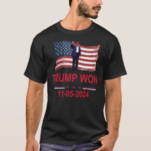 Trump gewinnt Wahl 2024 Trump gewinnt 2024 T-Shirt