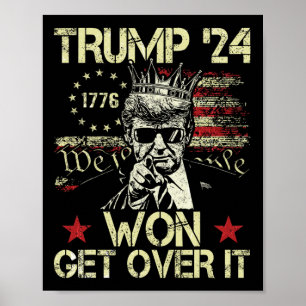 Trump Gewonnen Gewöhnt Euch Daran 2025 8 Poster